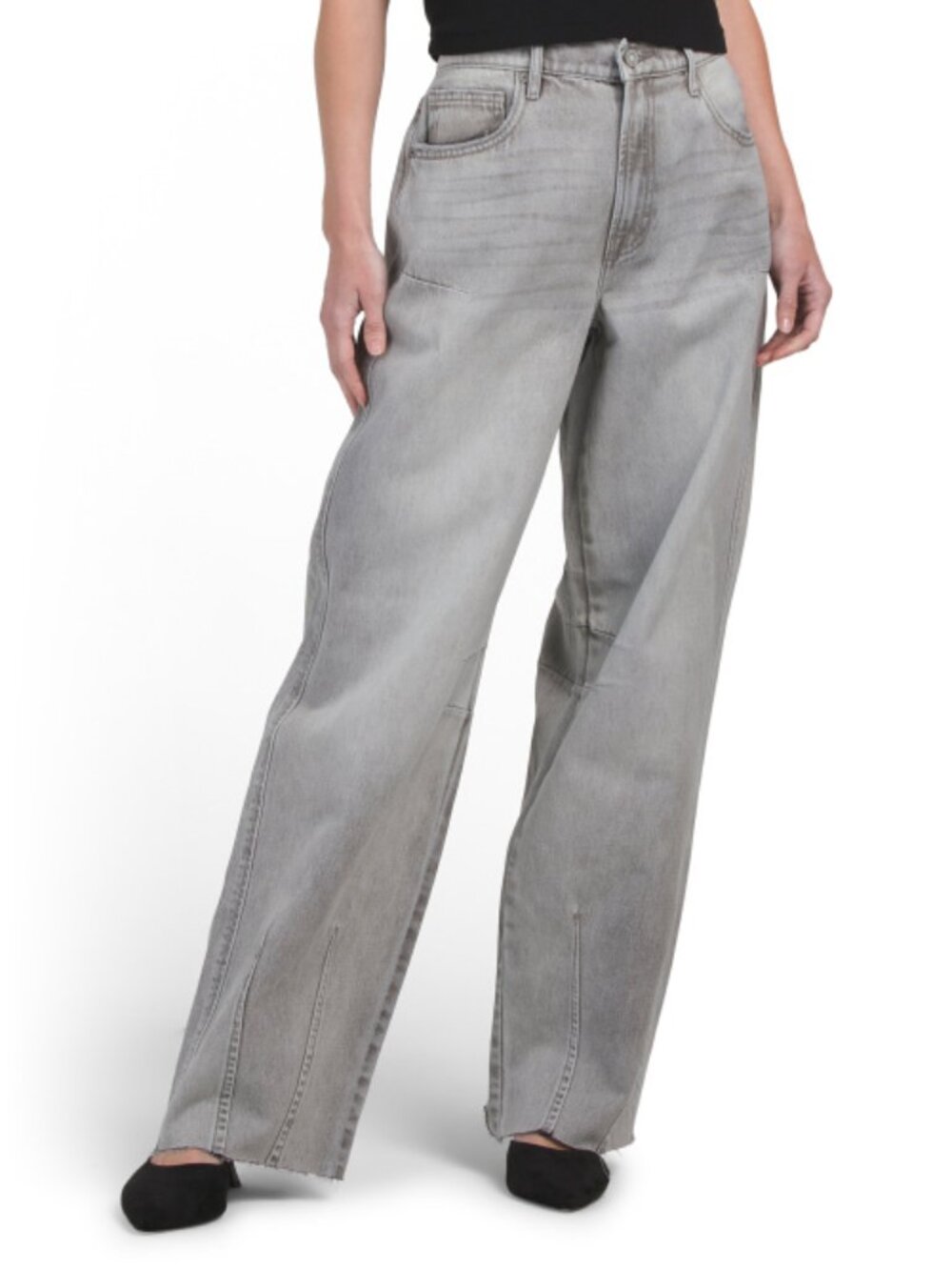 HIDDEN Classic Dart Detail Low Slung Baggy Jeans